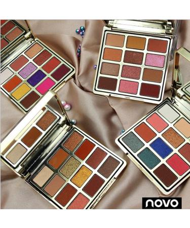 harayaa Eyeshadow Palette with Rough Texture 12 Colors Eyeshadow for Eyeshadow - Purple Night Charming 10.2 x 10.2 x 2.5cm - Buy Online on GoSupps.com