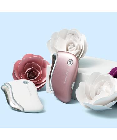 ProSculpt Gua Sha - Ultimate Anti-Aging Skin Tool with Heat & Vibration for Firming Puffiness Relief Tension Relief - White Rose Gold - Buy Online on GoSupps.com