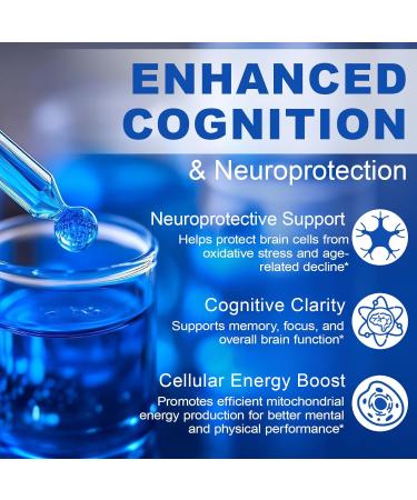 BXRUIAGN Methylene Blue Pharmaceutical Grade - USP Grade 1% Solution Third-Party Tested Brain Health Dietary Supplement for Humans with Balanced Electrolyte Solution Non-GMO No Formaldehyde - Buy Online on GoSupps.com