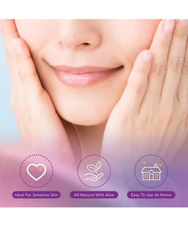 Hair Off Facial Buffer - All-Natural Pain & Chemical Free Hair Removal - Exfoliates Skin - Slows Regrowth - Travel-Friendly (Pack of 4) - Buy Online on GoSupps.com