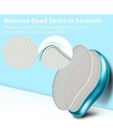 VANWIN Nano Crystal Glass Callus Remover - Professional Foot File for Dead, Thick, and Cracked Skin - Pedicure Tool for Wet and Dry Feet - Blue - Buy Online on GoSupps.com