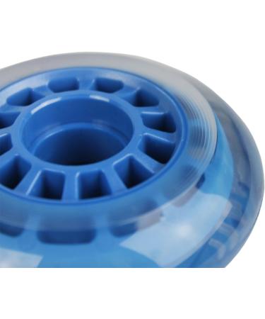 Blue Bellies 8 Inline Skate Wheels 76mm 78a - Clear/Blue | Smooth and Durable - Buy Online on GoSupps.com