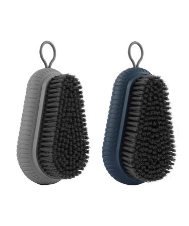 2 pieces of hand washing brush nail brush cleaning brush with hanging rope plastic hand brushes nail brushes for bathroom toilet sink workshop - Buy Online on GoSupps.com