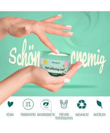 Herbiovit Vegan Foot Cream 250ml | Natural Tea Tree & Sage Heel Care | 10% Urea for Dry Cracked Heels | Effective Heel Cream & Corn Remover - Buy Online on GoSupps.com