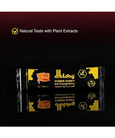 Diblong Miel Aphrodisiaque Homme (Pack de 12 Sachets de 15g) M lange Naturel aux Herbes pour le Bien- tre Fabriqu en Turquie - Buy Online on GoSupps.com