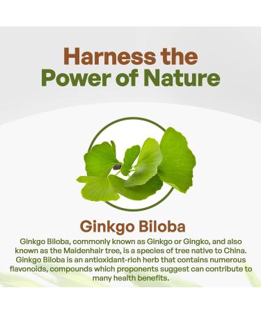 Go Nutra Organic Ginkgo Biloba Powder 8 oz. | Pure Ginkgo Biloba Supplements, Ginkgo Leaf Powder, (8oz.) - Buy Online on GoSupps.com