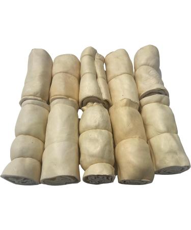 Beef Cheek Rolls Dog CHEW Treat - *(Original 10 Pack 6 INCH)* - Original/Peanut Butter Flavors - Single Ingredient - Rawhide Free - Super Thick - All Natural - Long Lasting Beef Cheek Rolls ORIGINAL 6 INCH 10 PACK - Buy Online on GoSupps.com