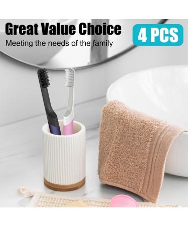 Toothbrush Replacement Heads for Quip - SAREAL 4 Pack Electric Brush Heads Refill Compatible with Quip Toothbrush - Black - Buy Online on GoSupps.com