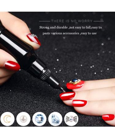 Nail Rhinestone Glue Pen | Adhesive Resin Crystal Polish Decor | Diamond Jewelry Adhesive | 1Pcs - Buy Online on GoSupps.com