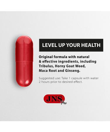 JNS Pro Natural Vitamins for Men with Horny Goat Weed - Made in USA - 8 Capsules - Buy Online on GoSupps.com
