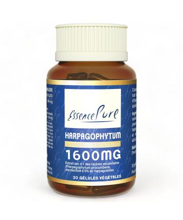 Harpagophytum Extra Strong Pure Essence | Natural Anti-Inflammatory | Exclusive Formula 5% Harpagosides | Highly Concentrated at 400mg | 30 Capsules | Api-Nature