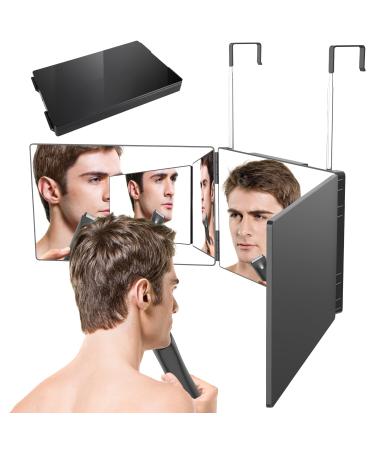 3 Way Mirror for Self Hair Cutting Mirror Vanity Mirror Barber Supplies Accessories 360 Makeup Mirror Trifold Mirror to See Back of Head