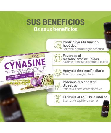  DietMed Dietmed | Cynasine Depur Plus - 30 x 15 ml Ampoules | Desmodium Artichoke & Brassicare (patented broccoli extract) - Buy Online on GoSupps.com