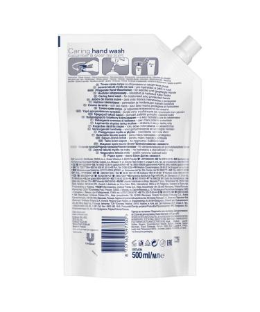 Dove Nourishing Hand Wash Lotion Cucumber & Green Tea 500ml Refill Pack - 1/4 Moisturizer for Soft Hands | International Shipping Available - Buy Online on GoSupps.com