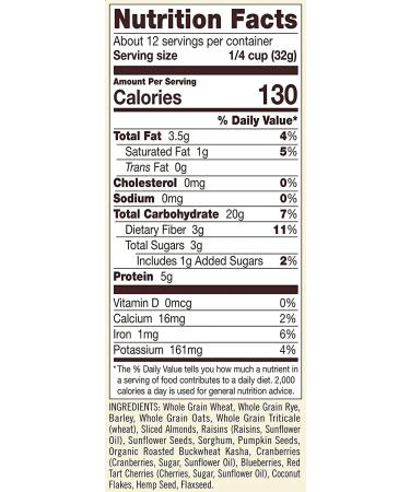 Bob's Red Mill Fruit & Seed Muesli - 2 Pack (14oz each) - Healthy Breakfast Cereal - Buy Online on GoSupps.com