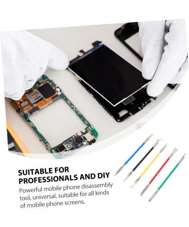 Hemoblo 10 STK Schaber Kit | Mobile Phone Repair Tool & Sticker Remover | Stainless Steel Spy Stick for Cellphone & Tablet Repairs - Buy Online on GoSupps.com