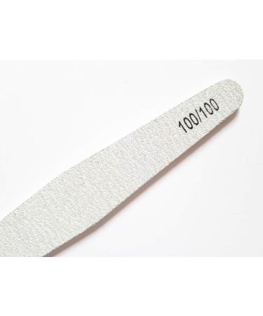 8X Nail Files Zebra Shape Diamond Chose GRIT Double Sided Emery Board (GRIT 240/240) - Buy Online on GoSupps.com