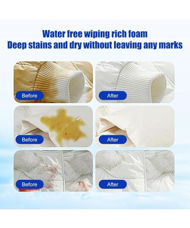 Dry Foam Cleaner Stain Remover Rinse-Free Dry Foam Cleaner for Fabric | 250ml Household Cleaners Quick Cleaning Agent Foam Cleaner for Car Sofa Fabric Down Coat Mcbean - Buy Online on GoSupps.com