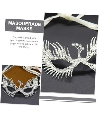 Beaupretty Masquerade Mask Halloween Masquerade The Eye Venetian for Women Rhinestone for Women Masquerade Mardi Gras for Women Carnival Make up Headgear Halloween Mask - Buy Online on GoSupps.com