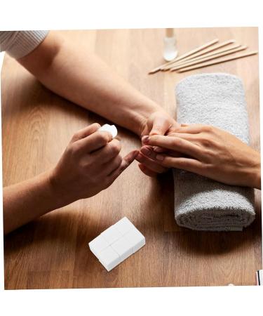 100PCS Nail Art Tools - White Sponge Gradient Blush Manicure Tools & French Tip Applicator - International Shipping Available - Buy Online on GoSupps.com