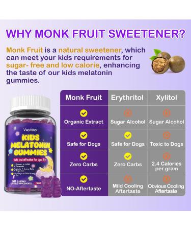 Kids Melatonin Gummy Supplements 1mg - Non-Habit Forming Melatonin Gummies Kids with Chamomile, Lemon Balm, L-Theanine, Magnesium, Zinc for Children Ages 4+ - Non-GMO, Gluten Free, Mixed Berry Flavor Mixed Berry 60 Count (P  - Buy Online on GoSupps.com