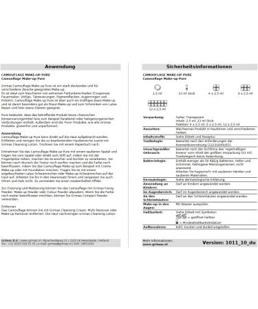  GRIMAS GRIMAS Professional Camouflage Stick Concealer 23 ml complementary color 408 professional makeup with strong coverage and concealing properties for tattoos burn marks dark circles pigment spots and - Buy Online on GoSupps.com