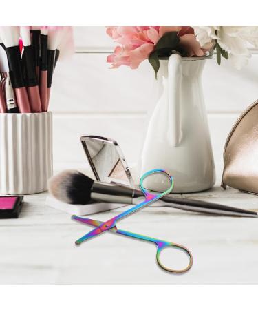 Mipcase 4 Pcs Nose Hair & Ear Hair Cutter - Stainless Steel Eyelash & Eyebrow Clippers - Safe & Colorful Grooming Tools for Men - International Shipping Available - Buy Online on GoSupps.com