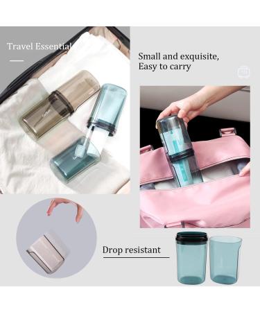 Travel Water Cup Set & Toothbrush Holder - Perfect for Camping Business Trips and Home Use - Buy Online on GoSupps.com
