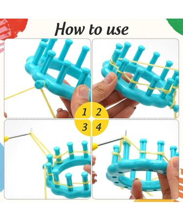 RMISODO Circular Loom Set - 2 Piece Knitting Flower Loom Kit for Needle Craft Embellishment - Buy Online on GoSupps.com