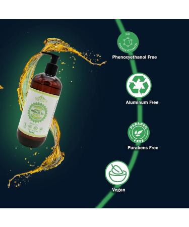 Fountain of Youth Massage Oil - Aromatic Skin Care with Sea Buckthorn Lavender & Vitamin E | International Shipping - Buy Online on GoSupps.com