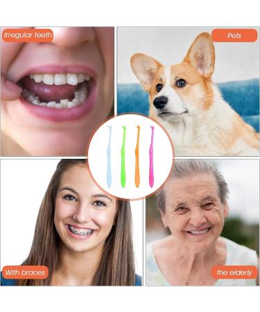 Ouligay 4-Piece Tuft Toothbrush Set | Soft Bristles for Orthodontic Braces | Interdental Brush for Detail Cleaning - Buy Online on GoSupps.com