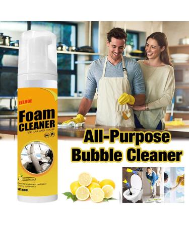 100ml Foam Cleaner Spray Foam Cleaner Foam Cleaner for Car and House Lemon Flavor Multipurpose Foam Cleaner Spray Leather Decontamination Foam Cleaner for Kitchen Bathroom Car and House Lemon Flavor - Buy Online on GoSupps.com
