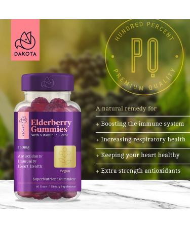 Sambucus Elderberry Gummies with Zinc, Vitamin C for Immune Support - 2 Pack - Buy Online on GoSupps.com
