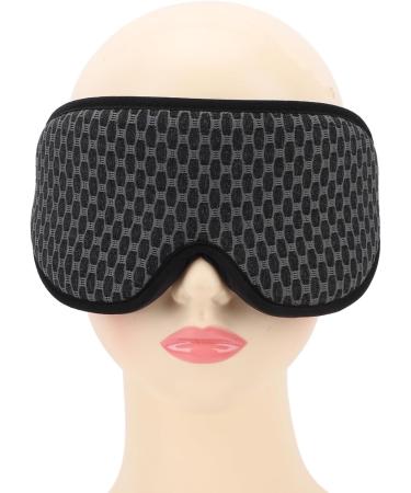 Memory Foam 3D Contoured Sleep Eye Patch Soft Breathable Eye Shade Cover Adjustable Strap Ideal for Meditation Yoga Travel Nap Insomnia - Buy Online on GoSupps.com