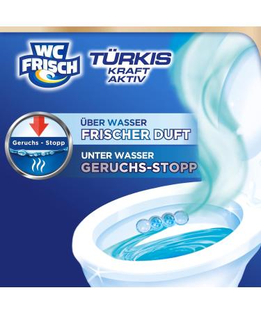 Toilet-Fresh Power Active Turquoise Maker - 10 Pack | Intensive Toilet Cleaner & Fragrance Stones for Freshness - Buy Online on GoSupps.com