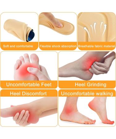4 Pairs High Heel Insoles - Breathable Shoe Pads & Cushions for Women - Comfort for Foot Pain & Loose Shoes - Buy Online on GoSupps.com
