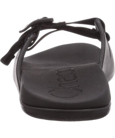 Chaco Men's Chillos Slide Sandal 10 Black | Comfortable Slides for Men - Buy Online on GoSupps.com
