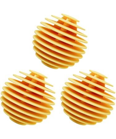 Washing Machine Balls Soft Washing Balls 3 Pcs Machine Ball Softener Tpr Reusable Laundry Balls Quick Drying Washing Balls Deep Cleaning Machine Balls Laundry Softener Balls Yellow - Buy Online on GoSupps.com