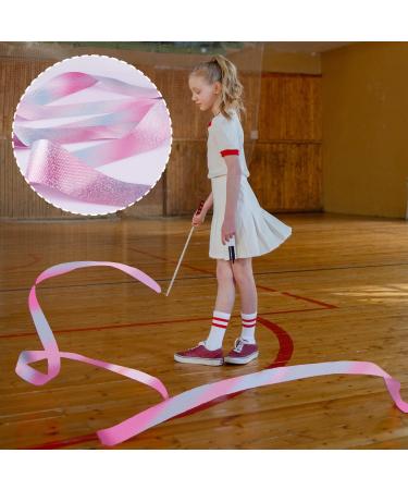 SAVITA 2pcsÂ Ribbons for Gymnastics Â 236inch/6m Dance Ribbons with Soft Stainless Steel Rod Glitter Dance Ribbons and Dance Ribbons Red for Artistic Dancing Gymnastics Kids Dancing - Buy Online on GoSupps.com