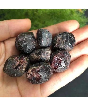 Natural Rough Garnet Crystal Stone Raw Semiprecious Tumbled Stone NaturalReiki Decoration PEIQIYIN Home Goods (Size : 500g) - Buy Online on GoSupps.com