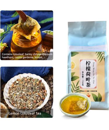 30 Packs 150G Lemon Lotusleaf Tea Strong Fragrance Fruity Aroma Sweet Sour Taste Independent Pouches Easy To Carry Around Herbal Tea Suitable for Gifts for Family and Friends - Buy Online on GoSupps.com