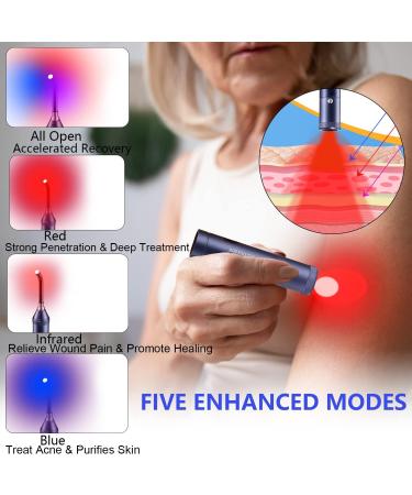 YooJooHee Red Light Therapy for Cold Sores & Pain Relief - 5 Wavelengths - Buy Online on GoSupps.com