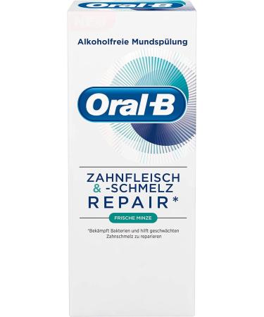 Oral-B Gums & Enamel Mouthwash Fresh Mint 250ml - Strengthen Gums & Protect Enamel | Buy Internationally - Buy Online on GoSupps.com