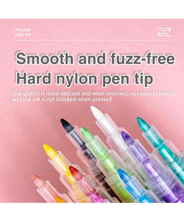 12 Pcs Nail Art Pens Set - Acrylic Nail Polish & Graffiti Painting Pens for Salon DIY Design - Buy Online on GoSupps.com