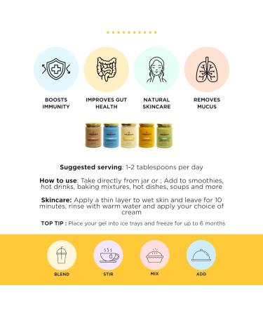 Organic Sea Moss Gel by Pure Sea Moss UK - The Original 720ml Made with Wildcrafted Organic Sea Moss - Vegan Irish Seamoss Sourced from St Lucia (720ml) 720 ml (Pack of 1) - Buy Online on GoSupps.com