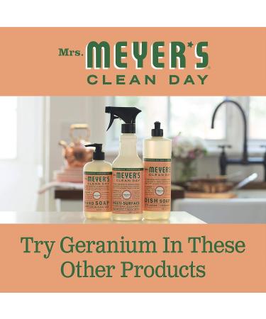 Mrs. MEYER'S Clean Day Organic Geranium Scent Liquid Hand Soap Refill Vegan 33 Ounces (Pack Of 3) Geranium 99 Fl Oz (Pack of 1) - Buy Online on GoSupps.com