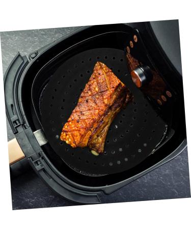 Alipis 2pcs Silicone Fryer Liners Airfryer Kitchen Accessory Non Stick Silicone Liner Air Hole Washable As Shown 20.3X20.3CM - Buy Online on GoSupps.com