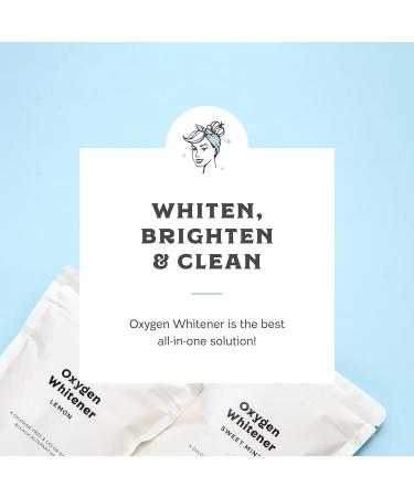 Clean Mama Natural Oxygen Whitener & Stain Remover - 2 Pack (2.53 lbs) - Color-Safe Bleach Alternative - Plant-Derived Powder - Lemon Scent - Buy Online on GoSupps.com