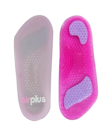 Airplus womens Women's shoe insoles  Pink  5-11 US