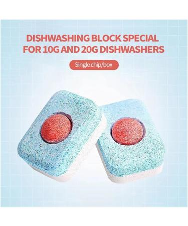 50pcs Dishwasher Detergent Concentration Rinse Block Powerful Harmless Cleaning Agent Household Dishwasher Cleaner - Buy Online on GoSupps.com
